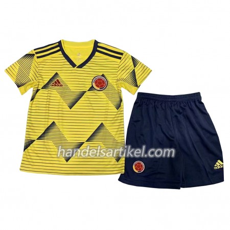 Kolumbien Kinder Heim Trikotsatz Copa América 2019 Kurzarm (+ Kurze Hosen)